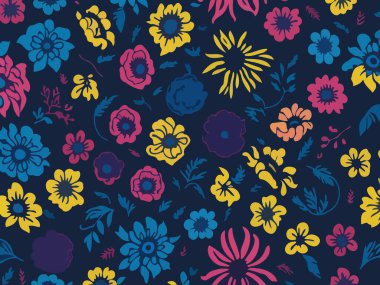 Doğadan esinlenilmiş Soyut Vektör Tasarımı