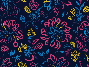 Doğadan esinlenilmiş Soyut Vektör Tasarımı