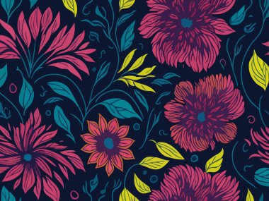 Doğadan esinlenilmiş Soyut Vektör Tasarımı