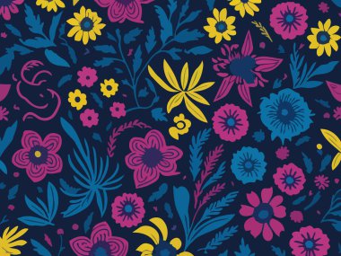 Doğadan esinlenilmiş Soyut Vektör Tasarımı