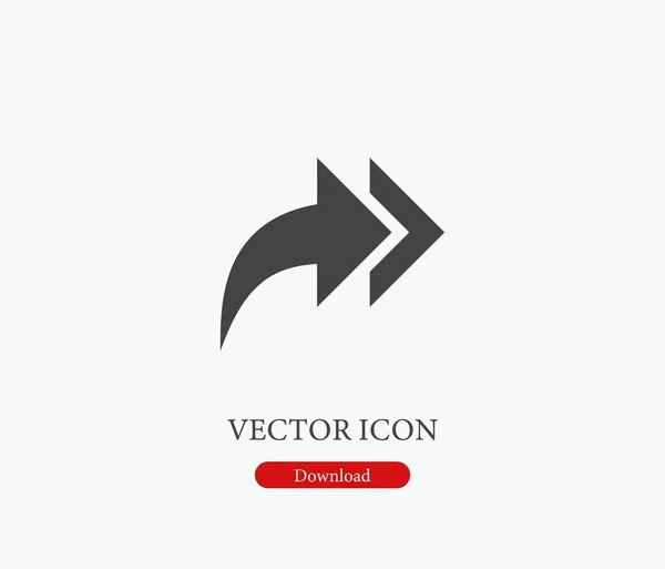 Reply Vector Icon Стилистике Line Art Дизайна Презентации Словесности Иллюстрация — стоковый вектор