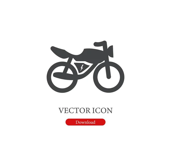 Icône Vectorielle Vélo Électrique Symbole Style Line Art Pour Design — Image vectorielle