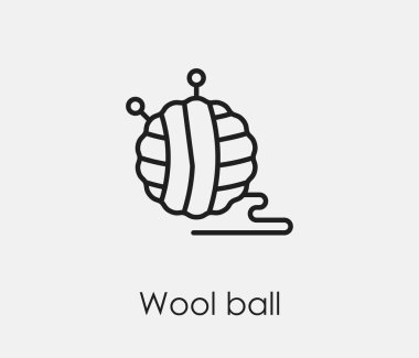 Tahta top vektör simgesi. Çizgi Sanat Tasarım, Sunum, Web Sitesi veya Mobil Uygulamalar, Logo için Sembol. Tahta top sembolü çizimi. Piksel vektör grafikleri - Vektör