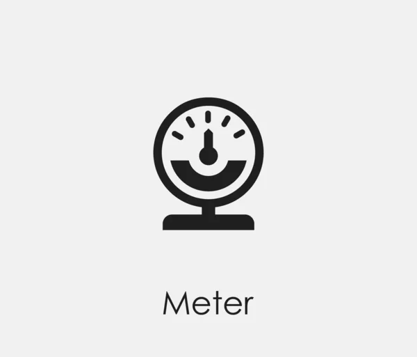 速度ベクトルアイコン デザイン プレゼンテーション ウェブサイトやモバイルアプリの要素 ロゴのためのラインアートスタイルのシンボル メーターシンボルイラスト ピクセルベクトルグラフィックス ベクター — ストックベクタ