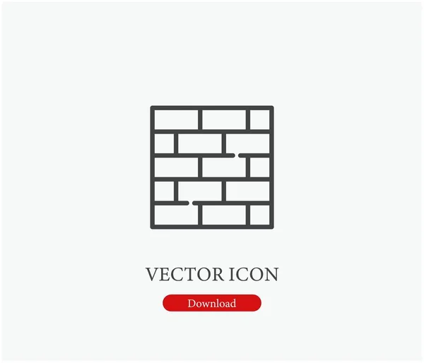 Icône Vectorielle Mansory Symbole Ligne Style Art Pour Design Présentation — Image vectorielle