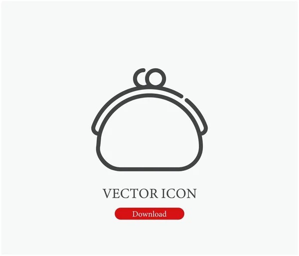 Kövesd Vektor Ikonját Symbol Line Art Style Design Presentation Website — Stock Vector
