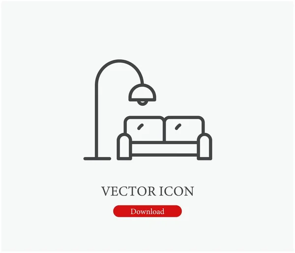Díva Vektor Ikon Symbol Line Art Style Design Presentation Website — Stock Vector