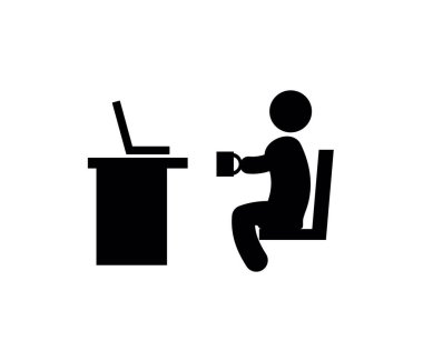 Adam film vektör ikonu izliyor. Düzenlenebilir felç. Satır Sanat Biçimi Tasarım, Sunum, Web Sitesi veya Uygulama Elementleri Sembolü. Piksel vektör grafikleri - Vektör