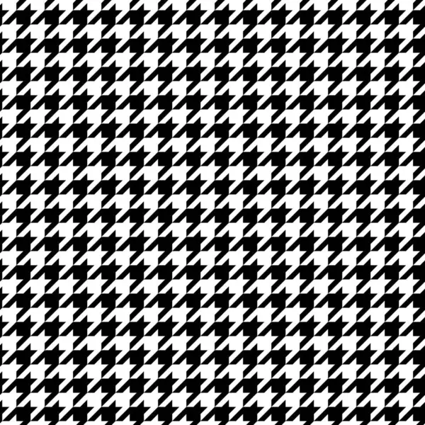 Siyah Houndstooth deseni. Houndstooth deseni, belirgin iki tonluk geometrik motifle karakterize edilmiş klasik bir tekstil tasarımı. Bozuk çeklere ya da sivri dişlere benziyor..