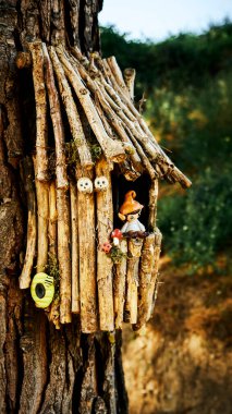 Ormanda küçük bir sincap