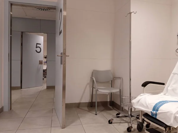 Blanes Gerona Ισπανία 2020 Τμήμα Επειγόντων Περιστατικών Του Περιφερειακού Νοσοκομείου — Φωτογραφία Αρχείου