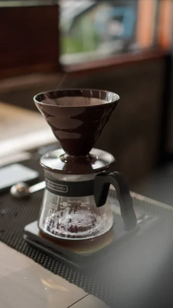 Kahve Makinası Kafede — Stok fotoğraf
