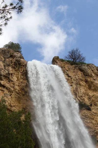 Área Superior Cachoeira Salt Alcoy Espanha — Fotografia de Stock