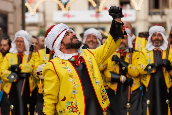 Alcoy, İspanya, 04-20-2024: Bozkır ve Alkolik Hristiyanları