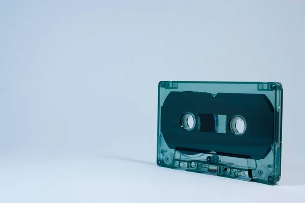 Cassette Tape Doos Witte Achtergrond — Stockfoto