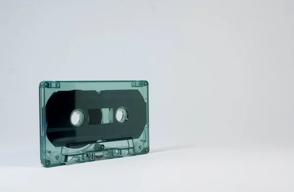 Cassette Boîte Sur Fond Blanc — Photo