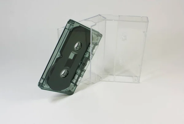 Cassette Tape Box White Background — Stock Photo, Image