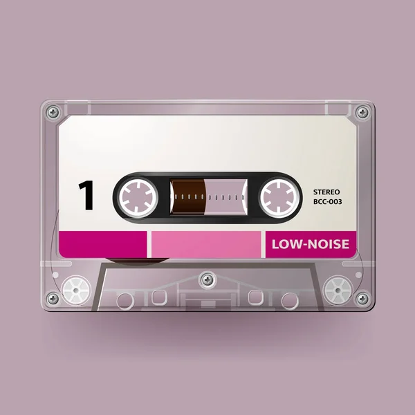 Cassette Musique Style Classique — Image vectorielle