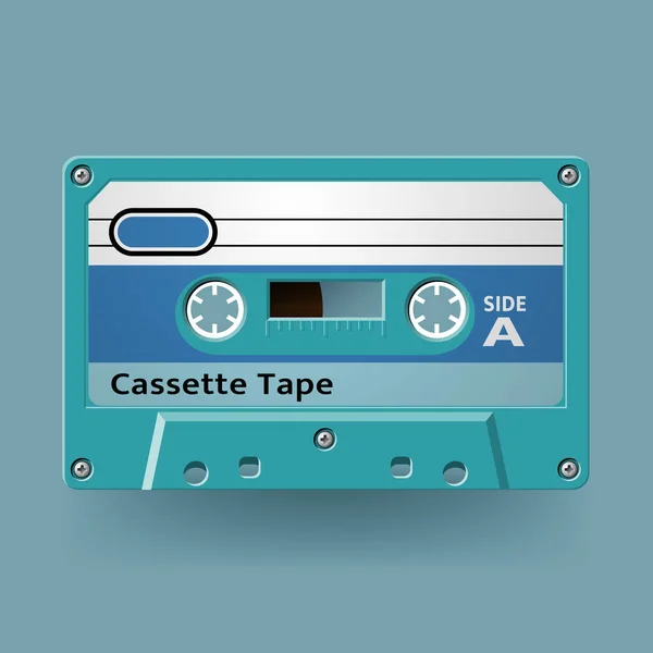 Música Cassete Fita Styl Clássico — Vetor de Stock