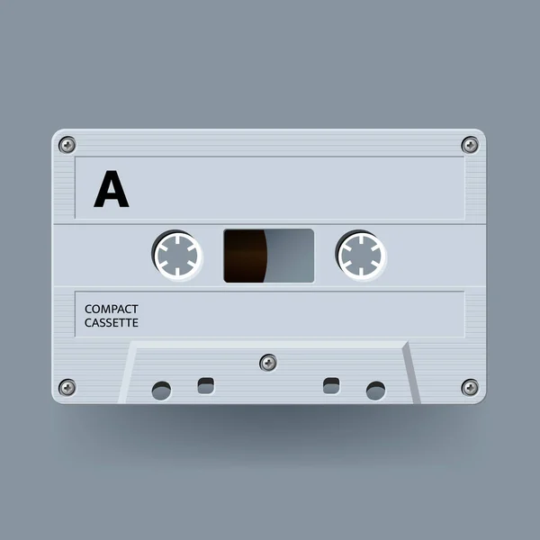 Music Cassette Tape Classic Style — Stock Vector