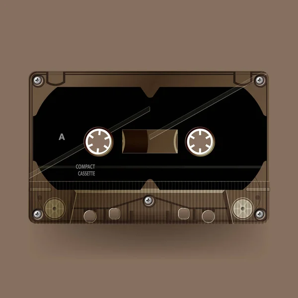 Music Cassette Tape Classic Styl — Stock Vector