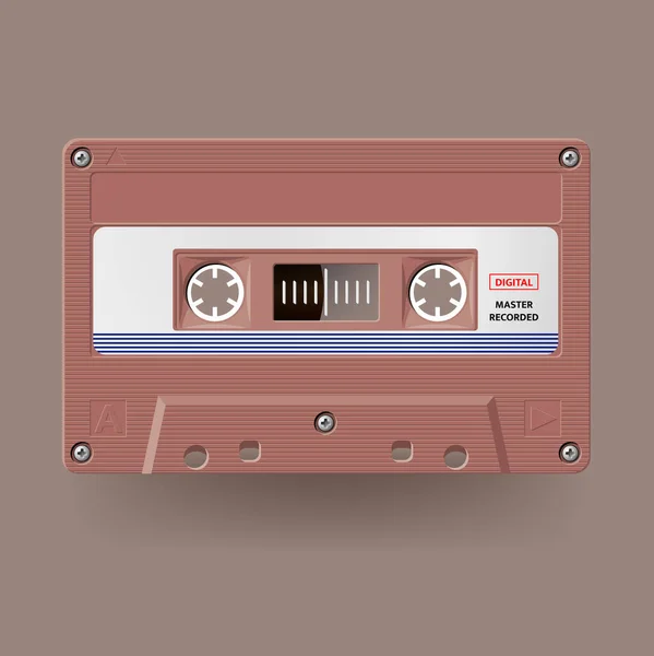Cinta Cassette Estilo Vintage — Archivo Imágenes Vectoriales