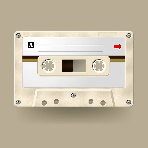 Cassette Tape Vintage Style — Stock Vector