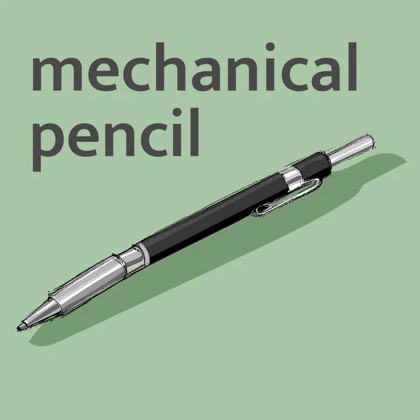 Mechanical Pencil Drawing Sketch — Stock Photo, Image