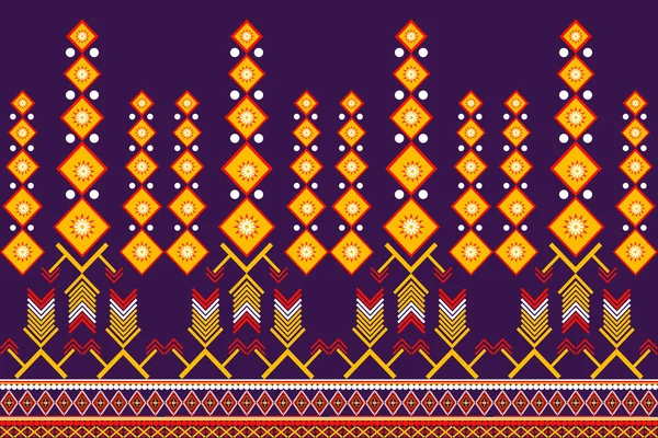 Geometrische Ethnische Muster Design Für Saree Patola Sari Dupatta Vyshyvanka — Stockvektor