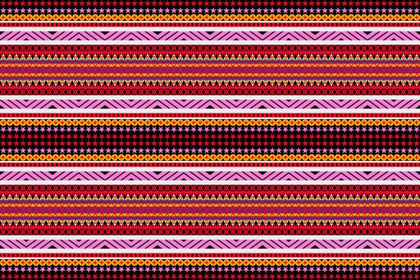Геометричні Фігури Племінний Безшовний Візерунок Ацтековий Етнічний Орнамент Фіолетовий Жовтий — стоковий вектор