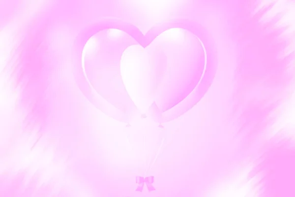 Abstract Gradient Heart Shaped Pink Background Illustration — Stock Photo, Image