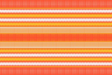 Kusursuz kumaş desenli soyut üçgenler baskı tekstil kilimleri için sarı turuncu beyaz üçgenler.