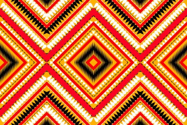 Soyut desenler, dikişsiz çiçekler, örgü işleri, geometrik şekiller, Kızılderili kabile desenleri, tekstil baskıları için kırmızı siyah tüllü halılar, yatak örtüleri..