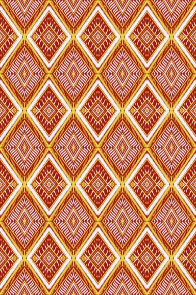 ikat pattern seamless geometric shapes arranged together zigzag pattern imitate weaving For printed textiles, fabric, carpets