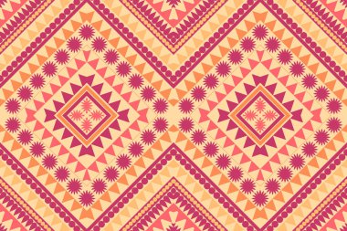 Geometrik desen geleneksel etnik desen desenli desenli desenli desenli desenli desenli kahverengi turuncu soyut Endonezya Hindistanı kumaş desenli kumaş kumaş kumaş elbise perdeleri sarong