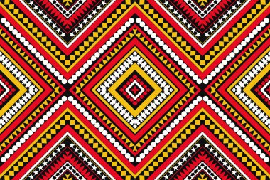 Kusursuz retro geometrik desen. Portföyümde vektör versiyonu mevcut, İskandinav tarzında kusursuz bir şekil. Doku vektörü siyah beyaz sarıyı çekiyor. Soyut kahverengi arkaplan