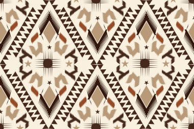 İkat desensiz etnik tasarım geleneksel clolr sarı kahverengi dizayn kumaş desenli halı, pantolon yastığı duvar kağıdı.