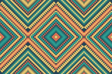 Aztek kabilesinin geometrik vektör arka planı kusursuz çizgili desen. Geleneksel etnik tarz süsleme. Tekstil, kumaş, giysi, perde, halı, süs, ambalaj için tasarım.