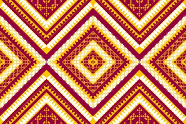 Kabile Amerikan desenli kumaş kumaş desenli el yapımı nakış, soyut Amerikan kabile kumaşı, halı, yastık kılıfı, gömlek, pantolon ve daha fazlası için modern arka plan..