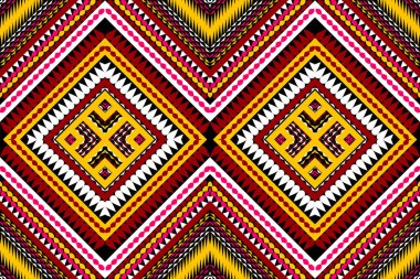 Aztek kabilesinin geometrik vektör arka planı kusursuz çizgili desen. Geleneksel etnik tarz süsleme. Tekstil, kumaş, giysi, perde, halı, süs, ambalaj için tasarım.