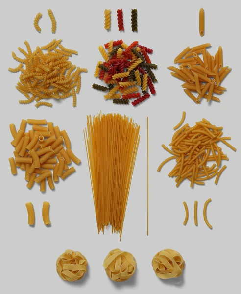 Alle Arten Von Pasta — Stockfoto