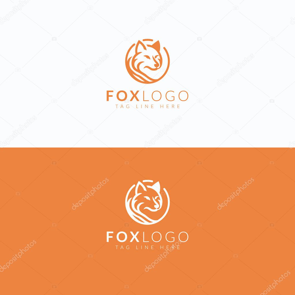 A Simple and Elegant Fox Logo