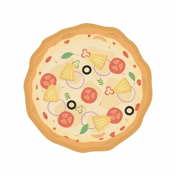 피자의 찌그러진 — 스톡 사진