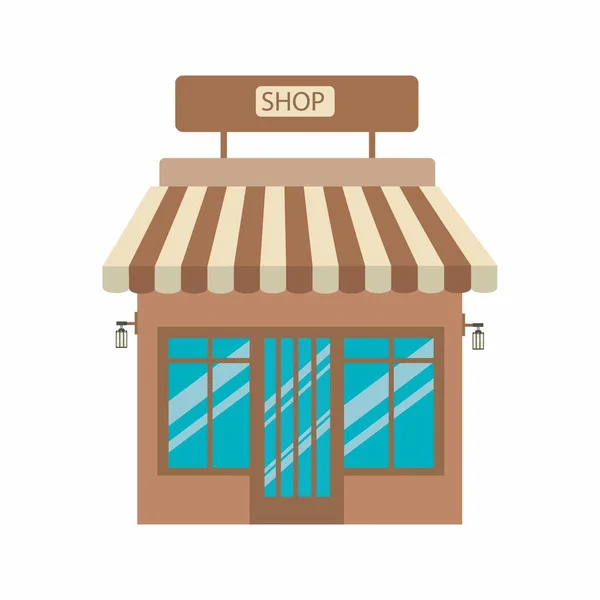 Vector Cute Shop Market Stall Illustration — Stock Photo, Image