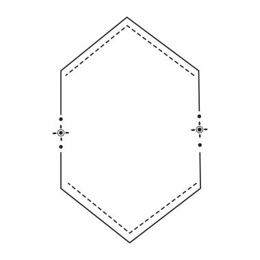 Şirin dekoratif çerçeve Basit çerçeve.