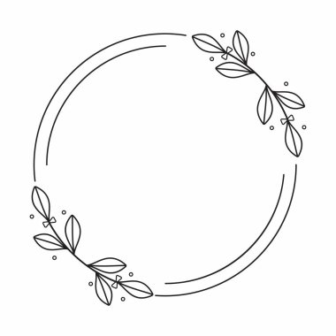 Şirin dekoratif çerçeve Basit çerçeve.