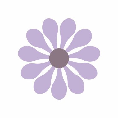 Vektör çiçekleri Sevimli çiçek elementleri, pastel renkler.