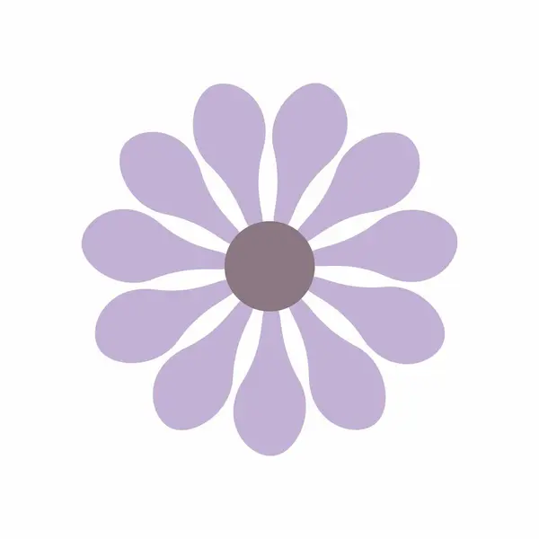 Vektor Blommor Söta Blomma Element Pastell Färger — Stockfoto