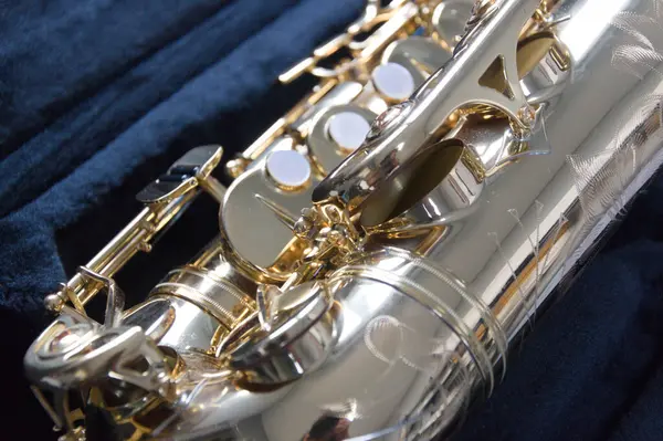 Alto Saxophone Close Shot — Stock Photo, Image