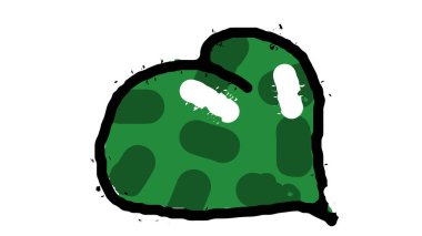 El çizimi kalp karalaması.